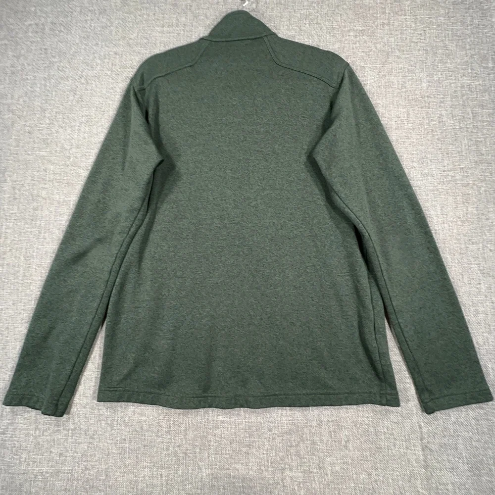 Eddie Bauer First Ascent Pullover Mens Tall Medium 1/4 Zip Fleece Lightweight